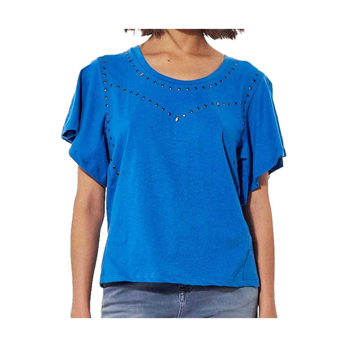 Textiel Dames T-shirts & Polo’s Kaporal  Blauw