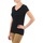 Textiel Dames T-shirts korte mouwen La City PULL COL BEB Zwart