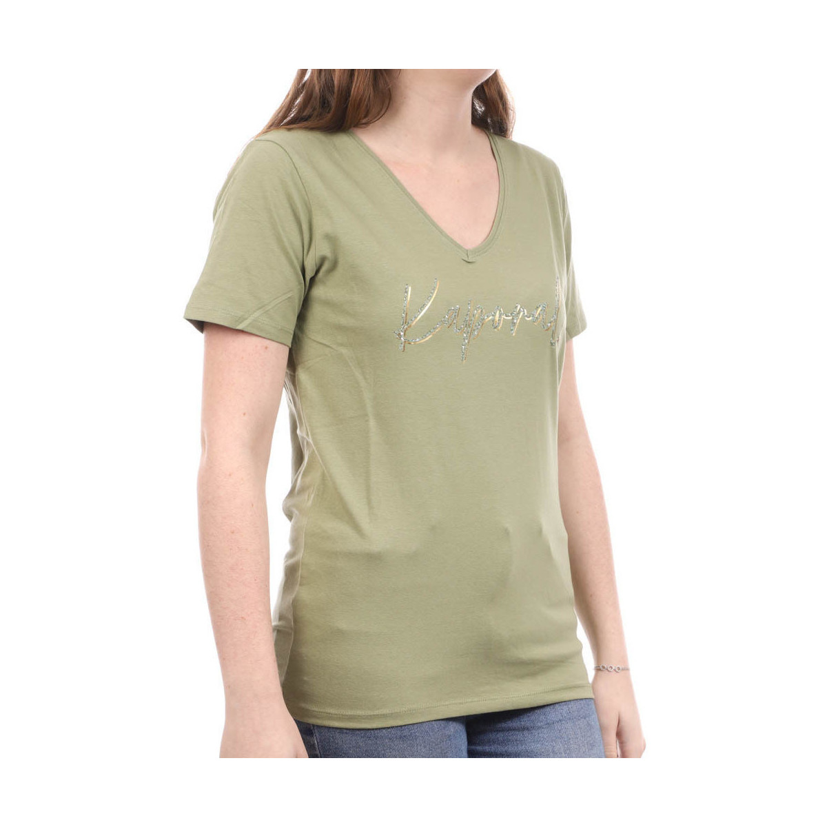 Textiel Dames T-shirts & Polo’s Kaporal  Groen