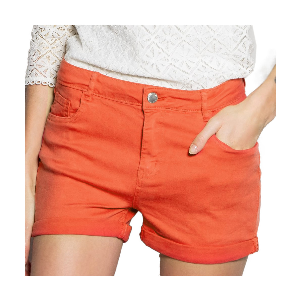 Textiel Dames Korte broeken / Bermuda's Deeluxe  Orange