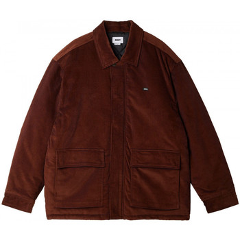 Textiel Heren Jasjes / Blazers Obey Rico cord jacket Brown