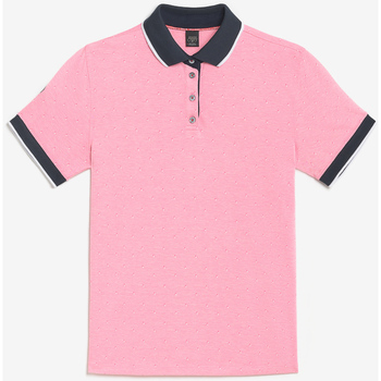Textiel Heren T-shirts & Polo’s Le Temps des Cerises Poloshirt NOVIL Roze