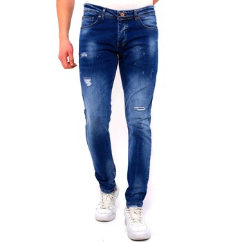 Textiel Heren Skinny jeans True Rise Stretch Jeans Gaten DC Blauw