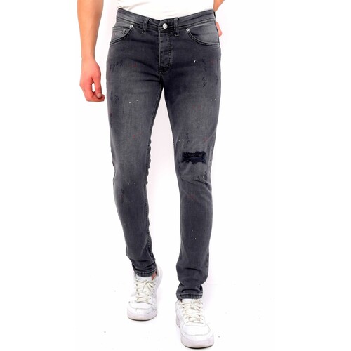 Textiel Heren Skinny jeans True Rise Broek VerfspattenDC Grijs