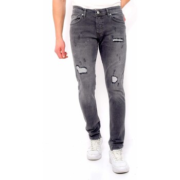Textiel Heren Skinny jeans True Rise Jeans Scheuren DC Grijs