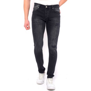 Textiel Heren Skinny jeans True Rise Ripped Jeans Versleten DC Zwart