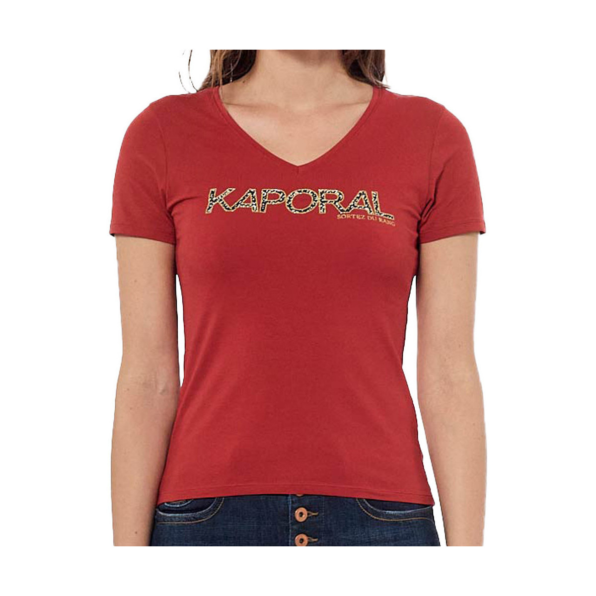 Textiel Dames T-shirts & Polo’s Kaporal  Rood