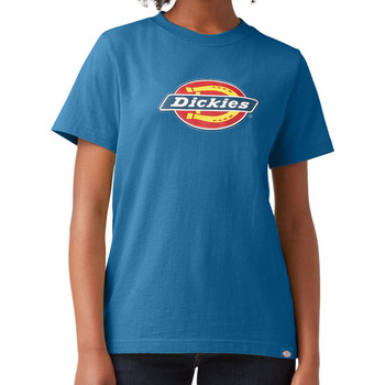 Textiel Dames T-shirts korte mouwen Dickies  Blauw