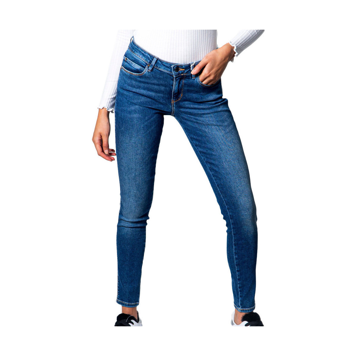 Textiel Dames Skinny Jeans Guess  Blauw