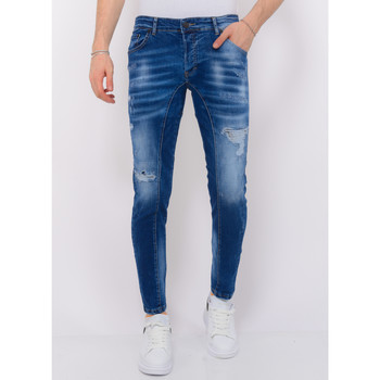 Textiel Heren Skinny jeans Local Fanatic Distressed Ripped Jeans Blauw