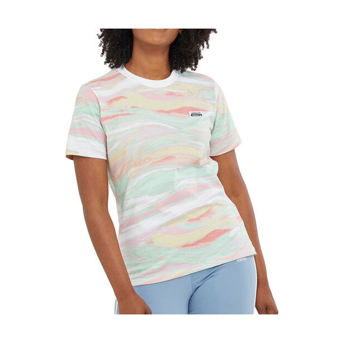Textiel Meisjes T-shirts & Polo’s adidas Originals  Multicolour