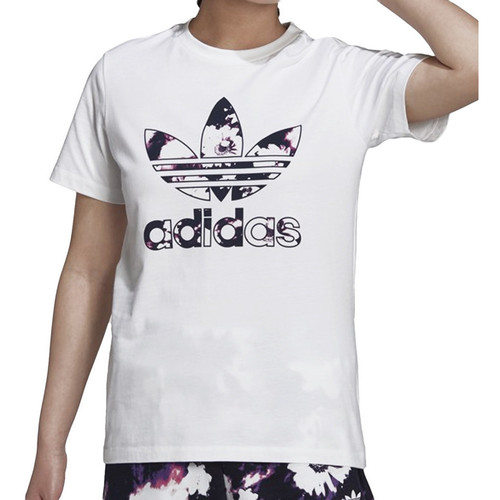 Textiel Dames T-shirts korte mouwen adidas Originals  Wit