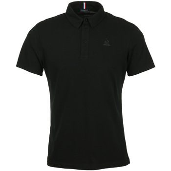 Textiel Heren T-shirts & Polo’s Le Coq Sportif Essentiels T/T Polo N°1 Zwart