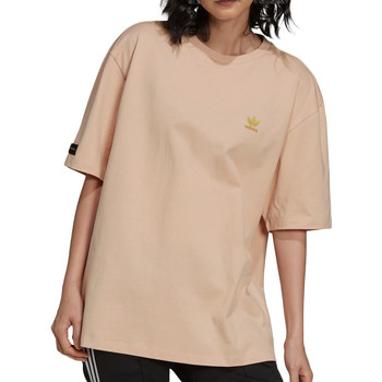 Textiel Meisjes T-shirts & Polo’s adidas Originals  Beige