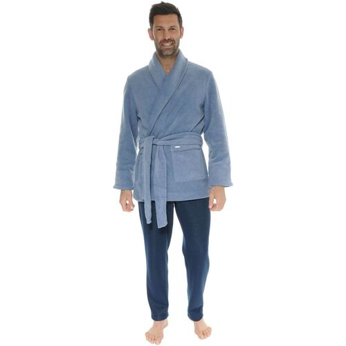 Textiel Heren Pyjama's / nachthemden Pilus ALASKA Blauw