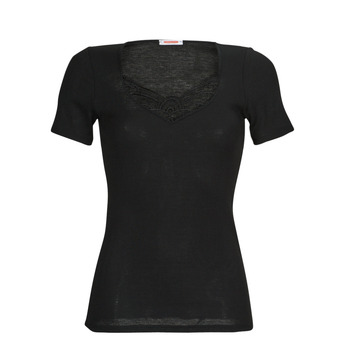 Ondergoed Dames Hemden Damart CLASSIC SHORT SLEEVE T-SHIRT GRADE 3 Zwart