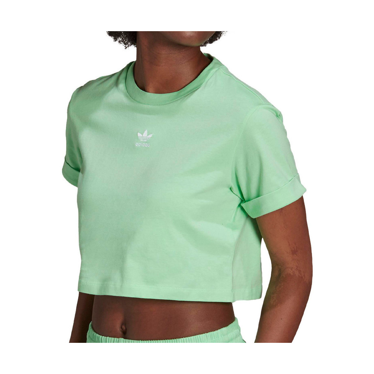 Textiel Meisjes T-shirts & Polo’s adidas Originals  Groen