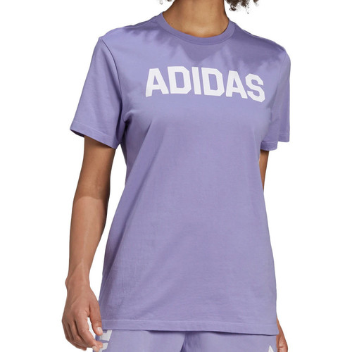 Textiel Meisjes T-shirts korte mouwen adidas Originals  Violet