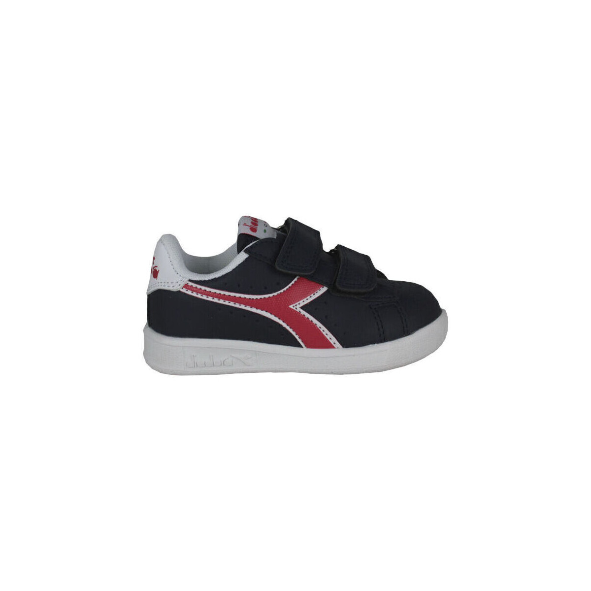 Schoenen Kinderen Sneakers Diadora 101.173339 01 C8594 Black iris/Poppy red/White Zwart