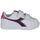Schoenen Kinderen Sneakers Diadora 101.173339 01 C8593 White/Black iris/Pink pas Wit