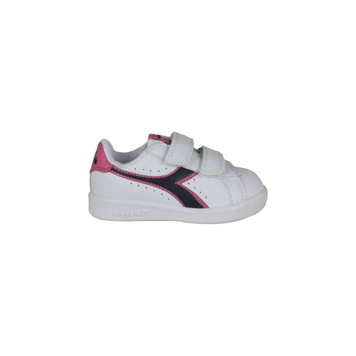 Schoenen Kinderen Sneakers Diadora 101.173339 01 C8593 White/Black iris/Pink pas Wit