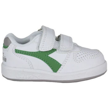 Schoenen Kinderen Sneakers Diadora Playground td 101.173302 01 C1931 White/Peas cream Groen