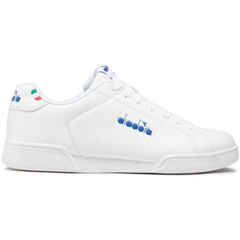 Schoenen Heren Sneakers Diadora IMPULSE I C1938 White/Blue cobalt Blauw