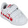 Schoenen Kinderen Sneakers Diadora 101.176276 01 C0823 White/Ferrari Red Italy Rood
