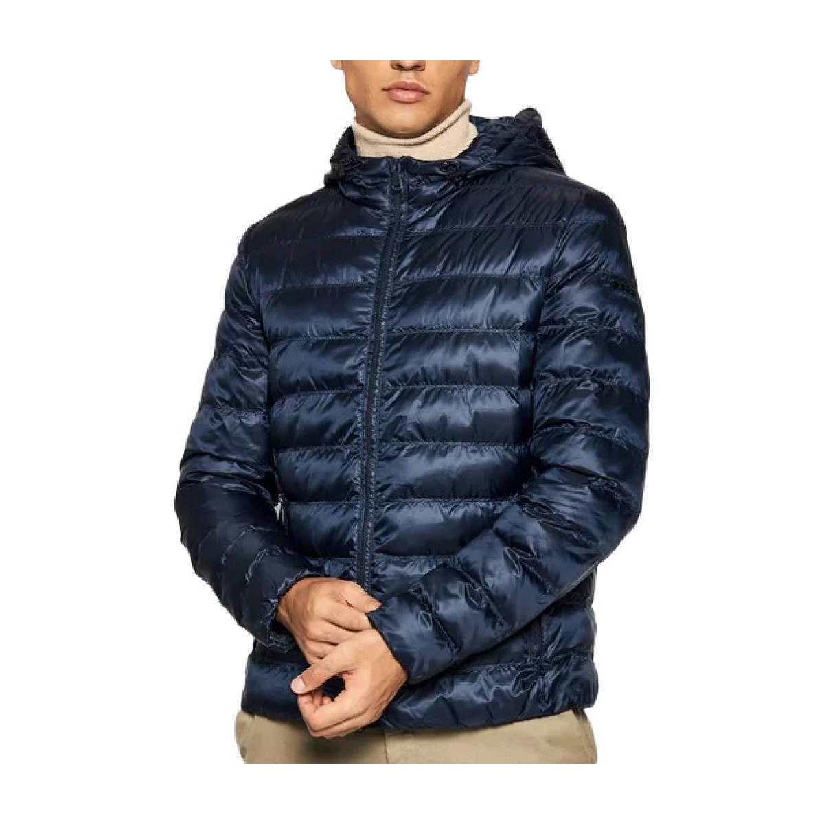 Textiel Heren Wind jackets Geox M DENNIE HOOD_JKT Blauw