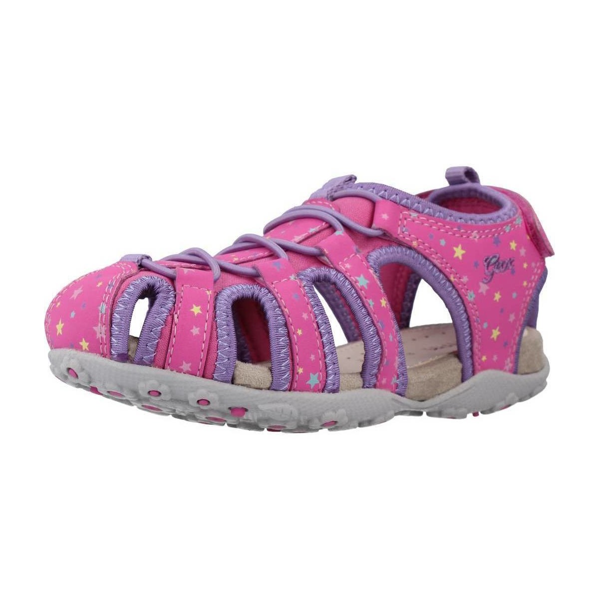 Schoenen Meisjes Sandalen / Open schoenen Geox JR SANDAL ROXANNE A Roze
