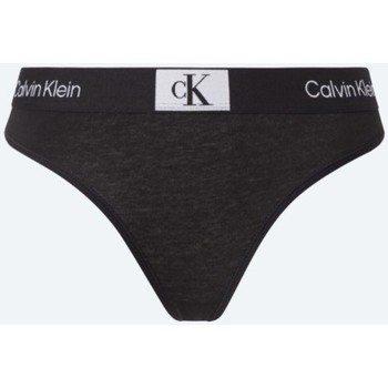 Ondergoed Dames Slips Calvin Klein Jeans 000QF7221EUB1 MODERN THONG Zwart