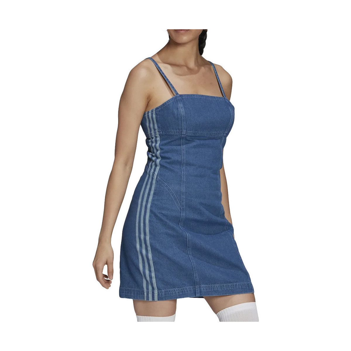 Textiel Meisjes Korte jurken adidas Originals  Blauw