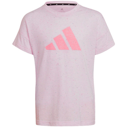 Textiel Kinderen T-shirts korte mouwen adidas Originals  Roze