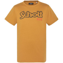 Textiel Heren T-shirts & Polo’s Schott  Geel
