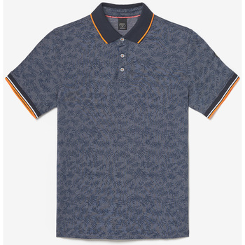 Textiel Heren T-shirts & Polo’s Le Temps des Cerises Poloshirt NEVOR Blauw