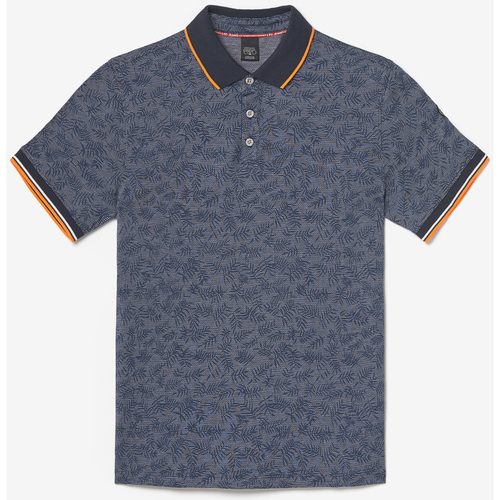 Textiel Heren T-shirts & Polo’s Le Temps des Cerises Poloshirt NEVOR Blauw