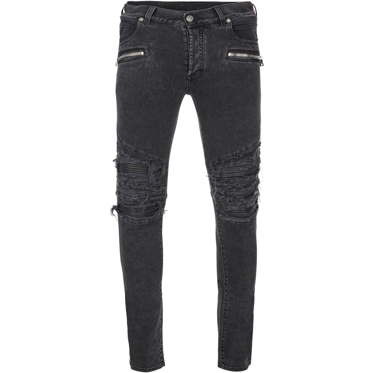 Textiel Heren Skinny jeans Balmain YH1MG010DB67 Grijs