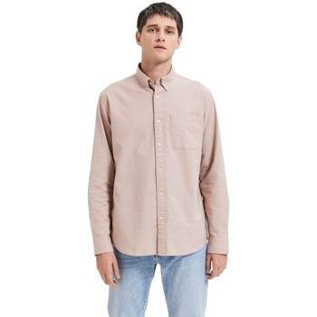 Selected Noos Regrick Oxford Shirt - Shadow Gray Roze