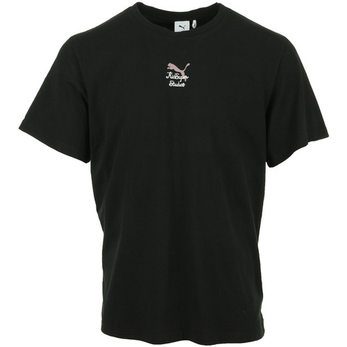 Textiel Heren T-shirts korte mouwen Puma Studios Tee 'KidSuper' Zwart