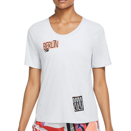Textiel Dames T-shirts & Polo’s Nike  Grijs