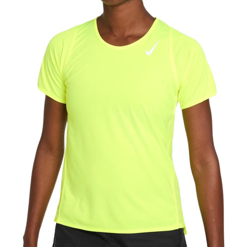 Textiel Dames T-shirts korte mouwen Nike  Geel