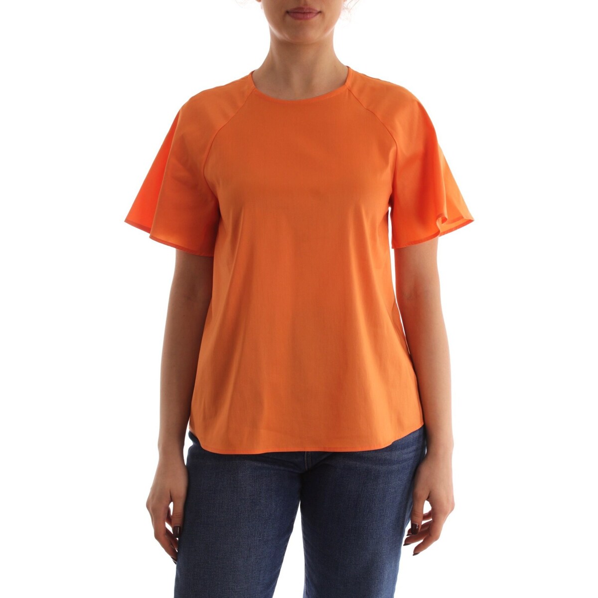 Textiel Dames Overhemden Emme Marella ASSUNTA Orange