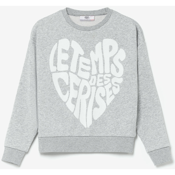 Textiel Meisjes Sweaters / Sweatshirts Le Temps des Cerises Sweater COEURGI Grijs