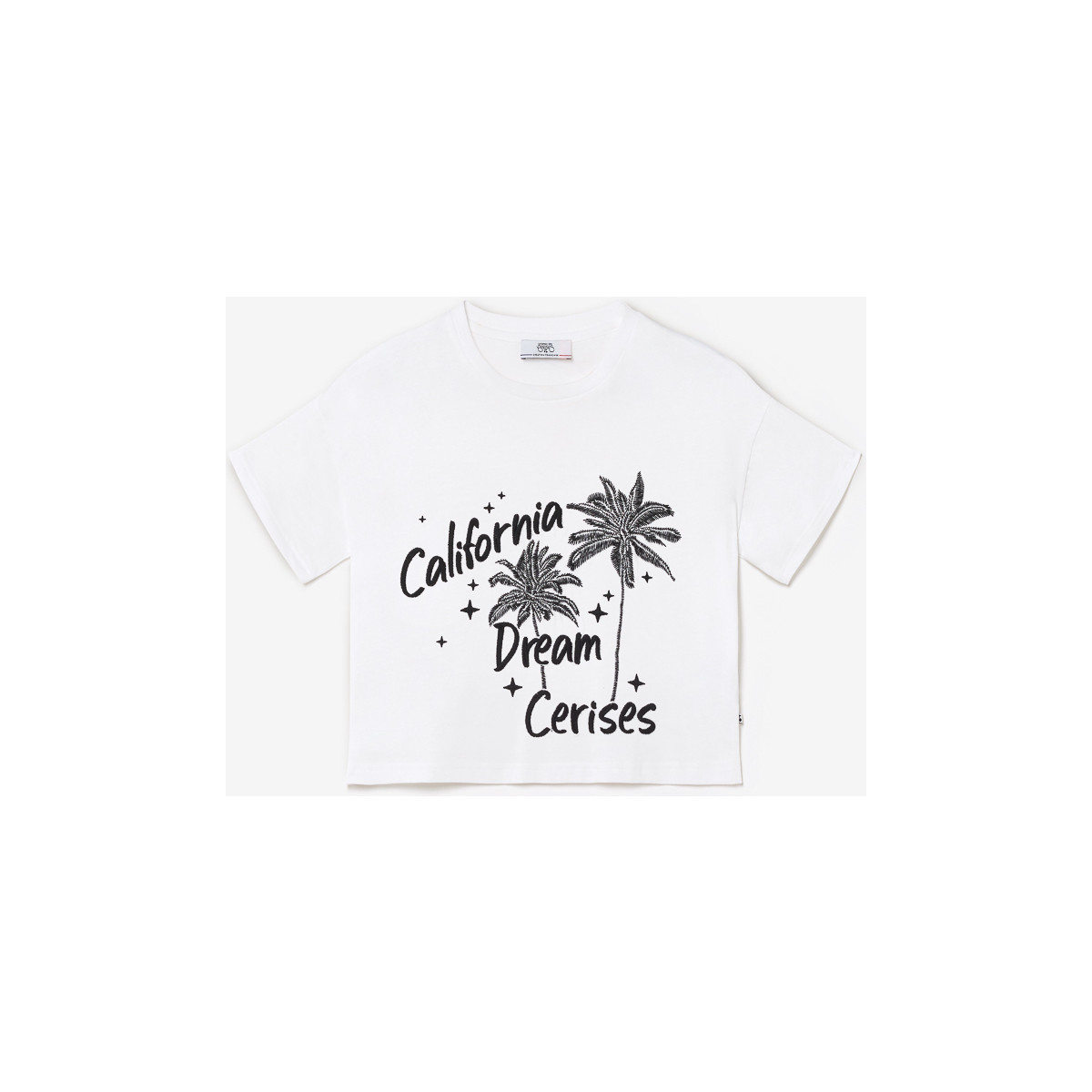 Textiel Meisjes T-shirts & Polo’s Le Temps des Cerises T-shirt PALMIGI Zwart