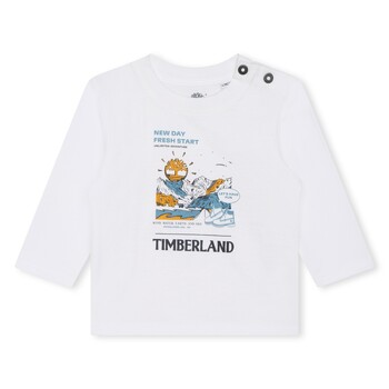 Textiel Jongens T-shirts korte mouwen Timberland T60005-10P-C Wit