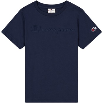 Textiel Jongens T-shirts & Polo’s Champion T-shirt enfant  Cml Logo Blauw