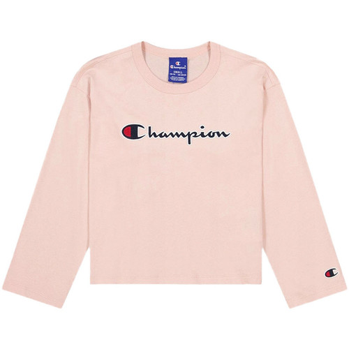 Textiel Meisjes T-shirts & Polo’s Champion  Roze