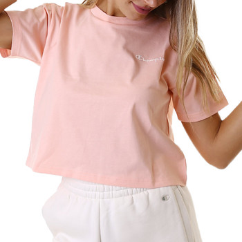 Textiel Dames T-shirts korte mouwen Champion  Roze