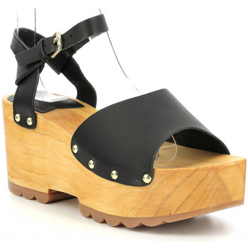 Schoenen Dames Sandalen / Open schoenen Kickers Kick Wedge Wise Zwart