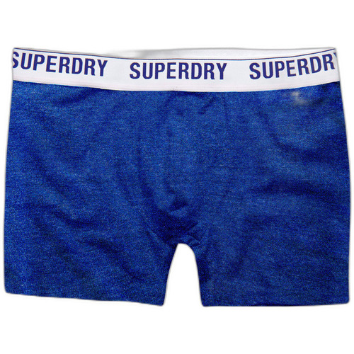 Ondergoed Heren Boxershorts Superdry Lot de boxers en coton bio Blauw